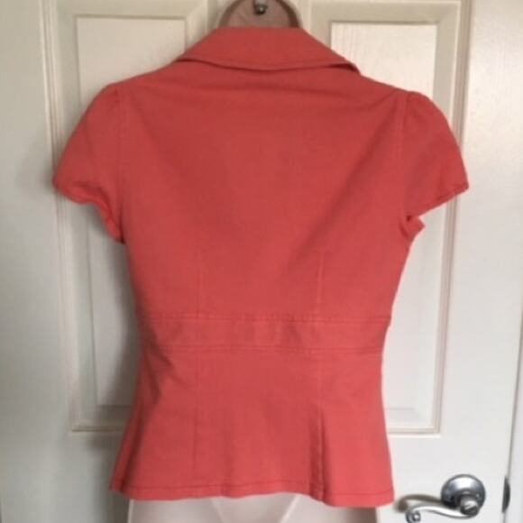 EUC Nanette Lepore Cap Sleeve Jacket/Top Pink Size 8 - Picture 2 of 6